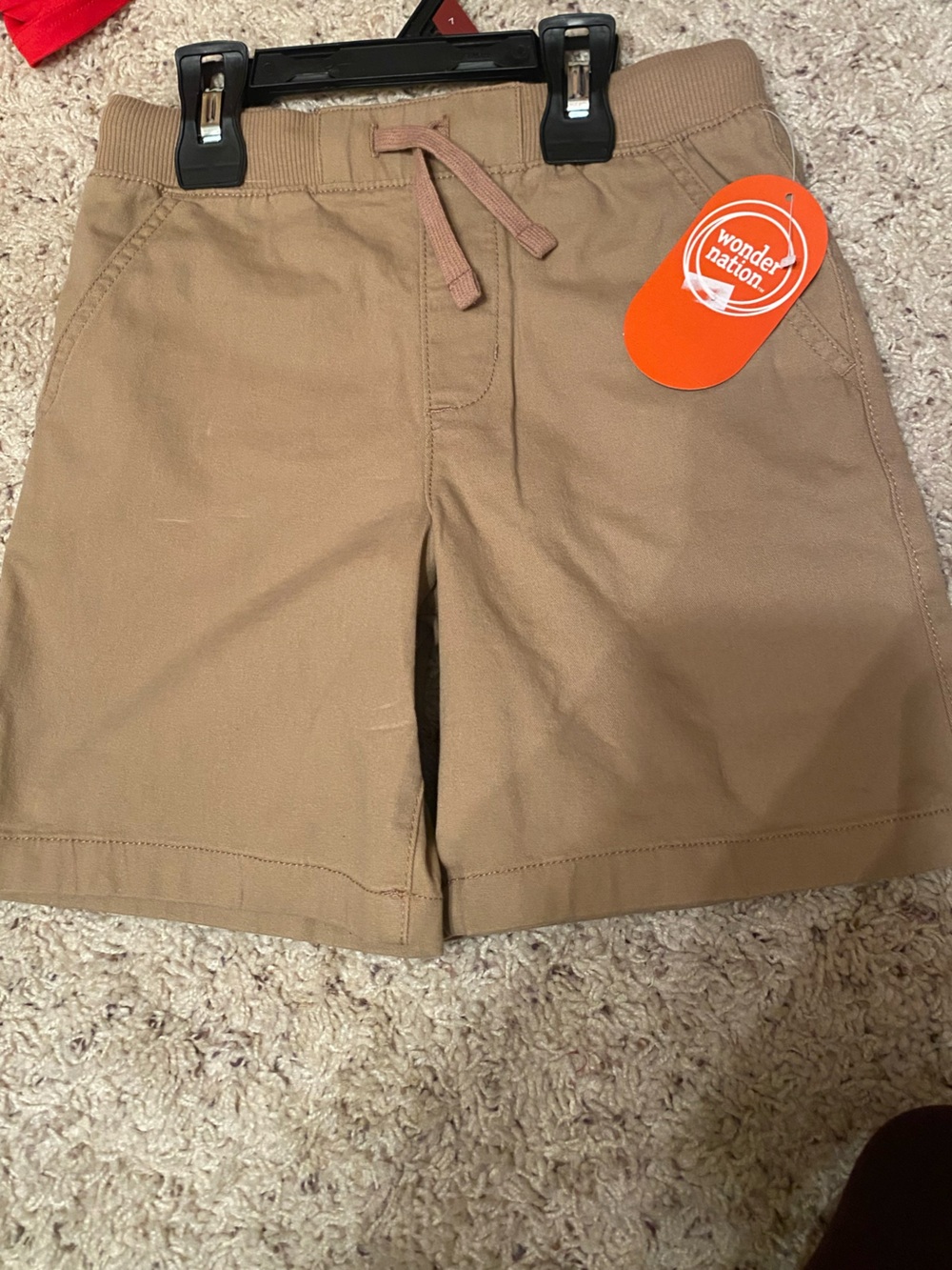 NWT wonder nation Tan Pull-On Casual Shorts size 7